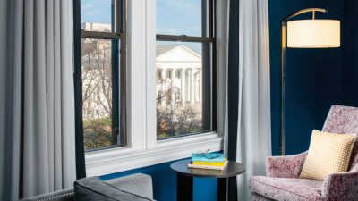 View of capitol building from The Commonwealth